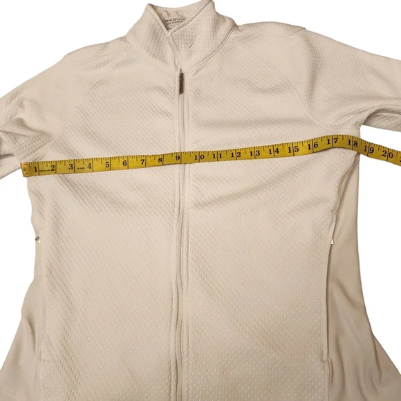 Nike Golf Women's Tour Performance White Zip Up Jacket - Picture 7 of 13